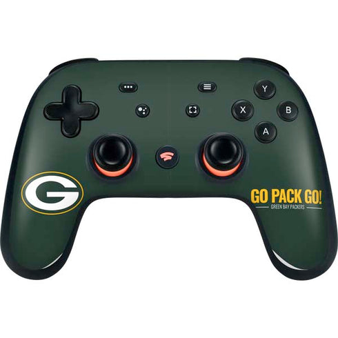NFL Green Bay Packers Team Motto Google Stadia Controller Skin